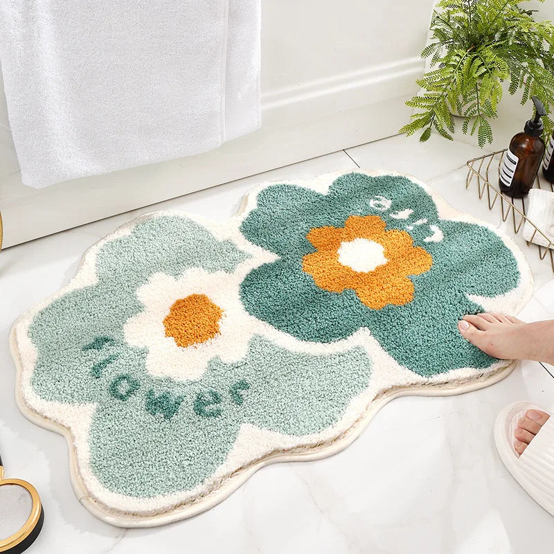 Tapis de bain fleurs Flower