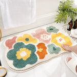 Tapis de bain fleurs - Vignette | Douceur De Bain