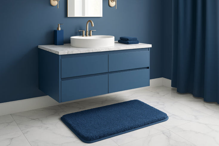 Tapis de bain géant lavabo 