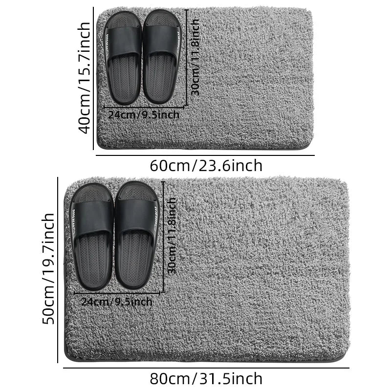 Tapis de bain géant tailles