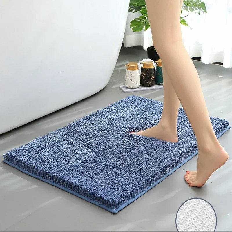 Tapis de bain haute qualité bleu 