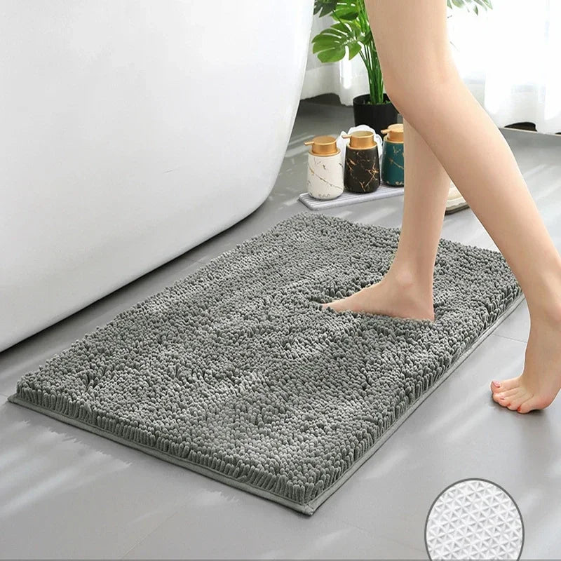 Tapis de bain haute qualité gris pied