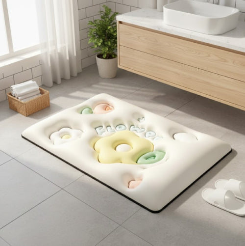 Tapis de bain humoristique sol 