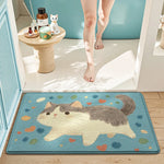 Tapis de bain imprimé chat - Vignette | Douceur De Bain
