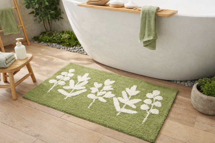 Tapis de bain japonais en algues baignoire 