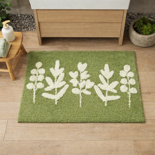 Tapis de bain japonais en algues lavabo 