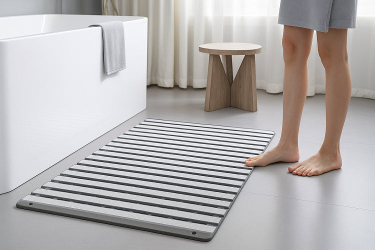 Tapis de bain japonais pliable  baignoire 