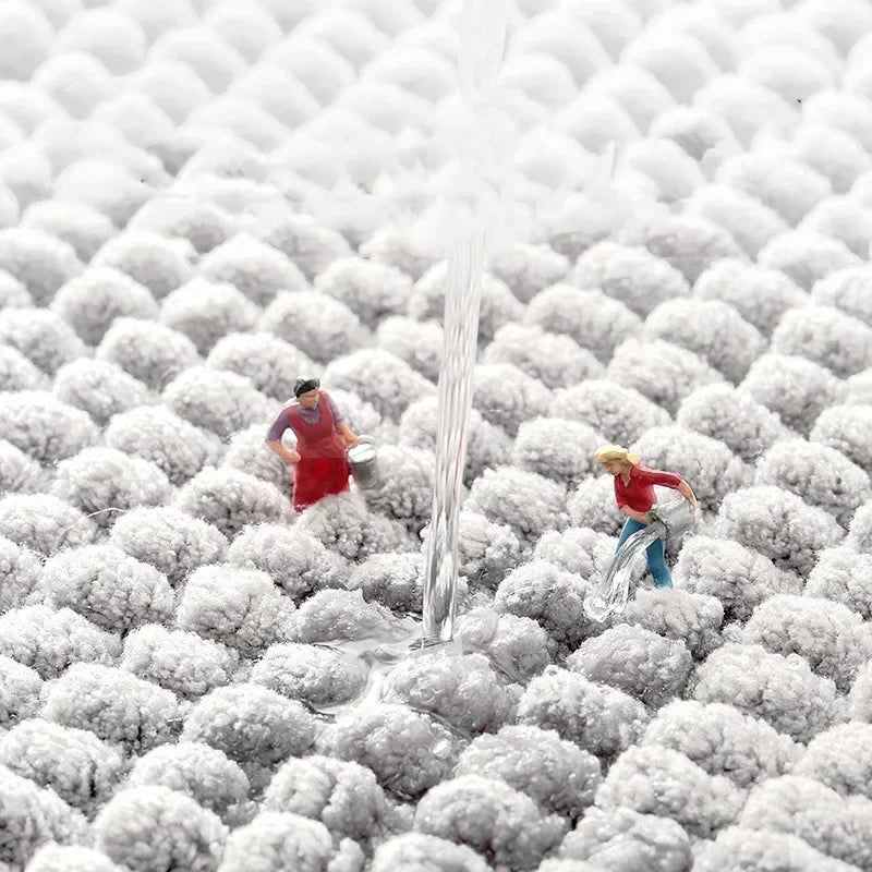 Tapis de bain jaune citron nettoyage