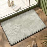 Tapis de bain élégant imprimé feuilles - Vignette | Douceur De Bain