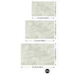 Tapis de bain élégant imprimé feuilles - Vignette | Douceur De Bain