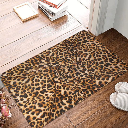 Tapis de bain léopard