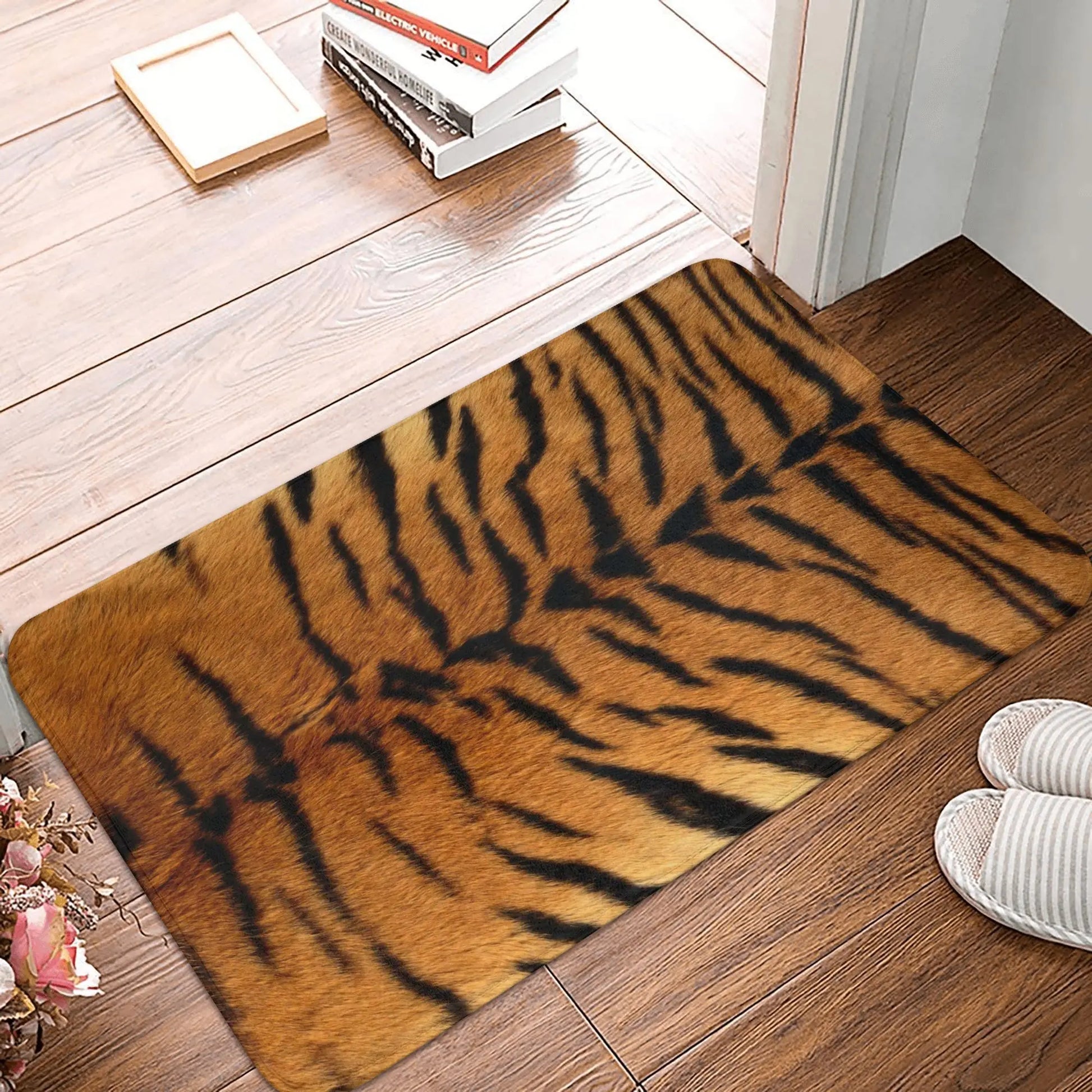 Tapis de bain léopard  livre