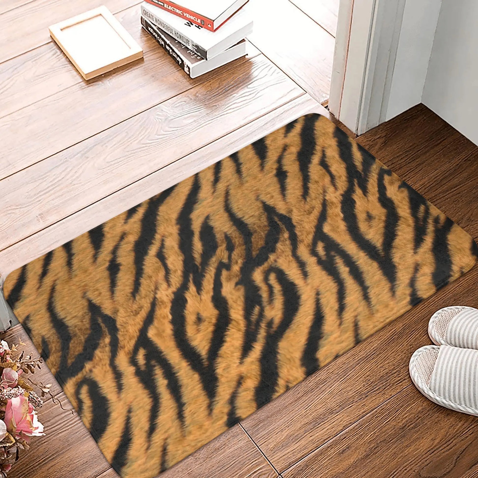 Tapis de bain léopard  sauvage