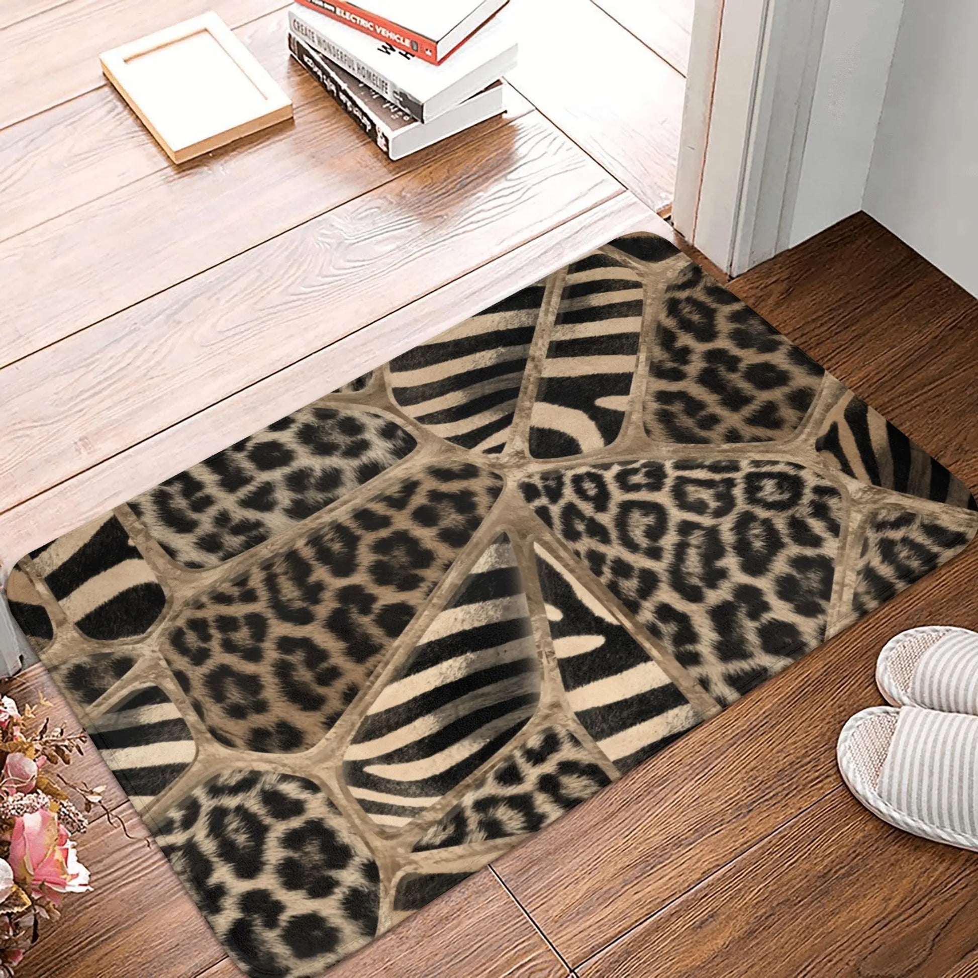 Tapis de bain léopard  tigre