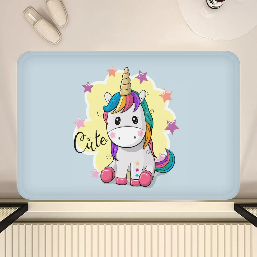 Tapis de bain licorne Cute