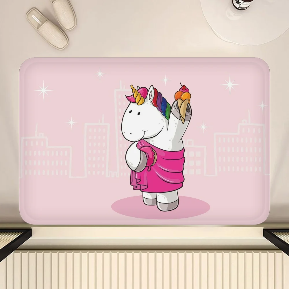 Tapis de bain licorne d'enfant