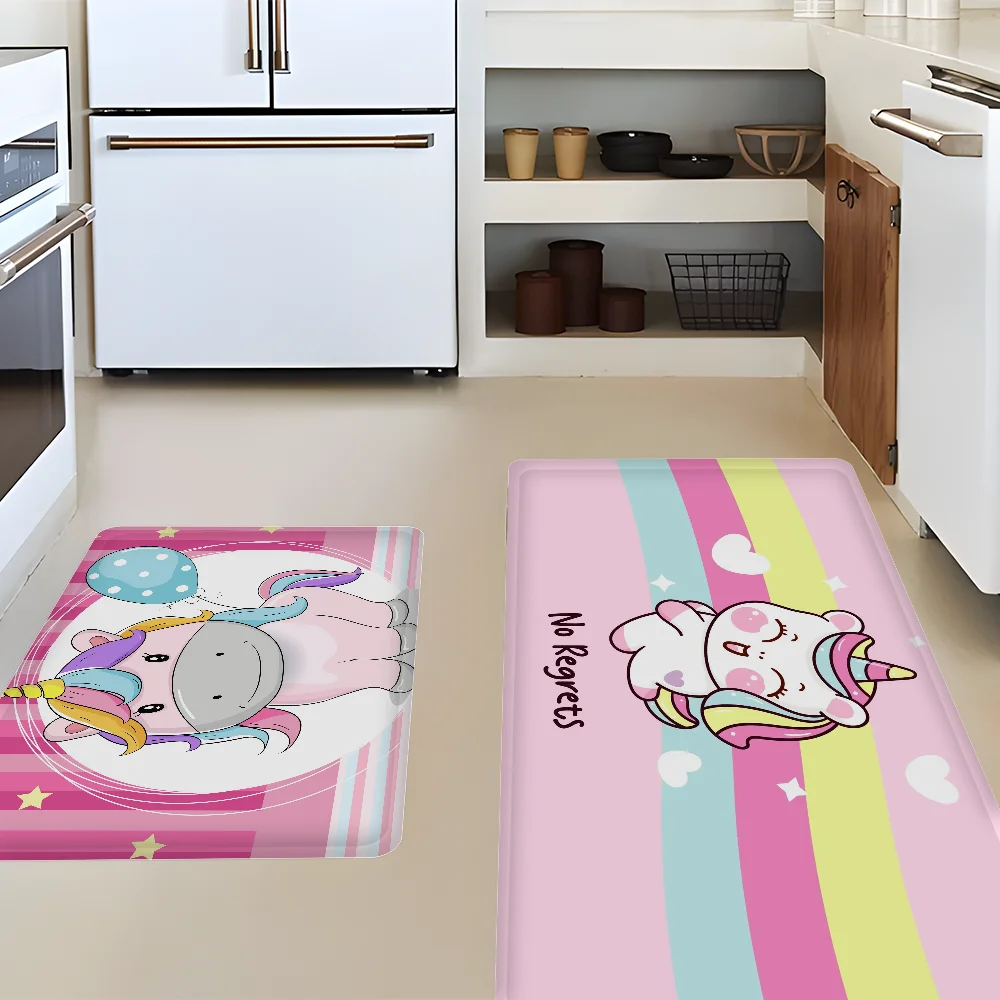 Tapis de bain licorne dessin animé