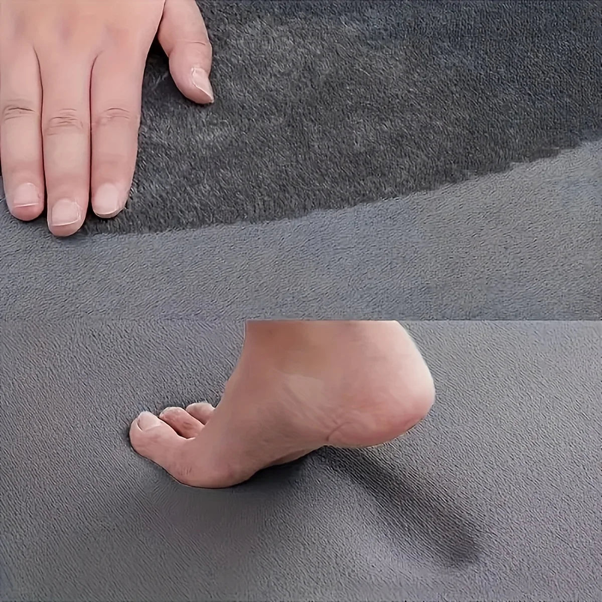 Tapis de bain mémoire de forme pied