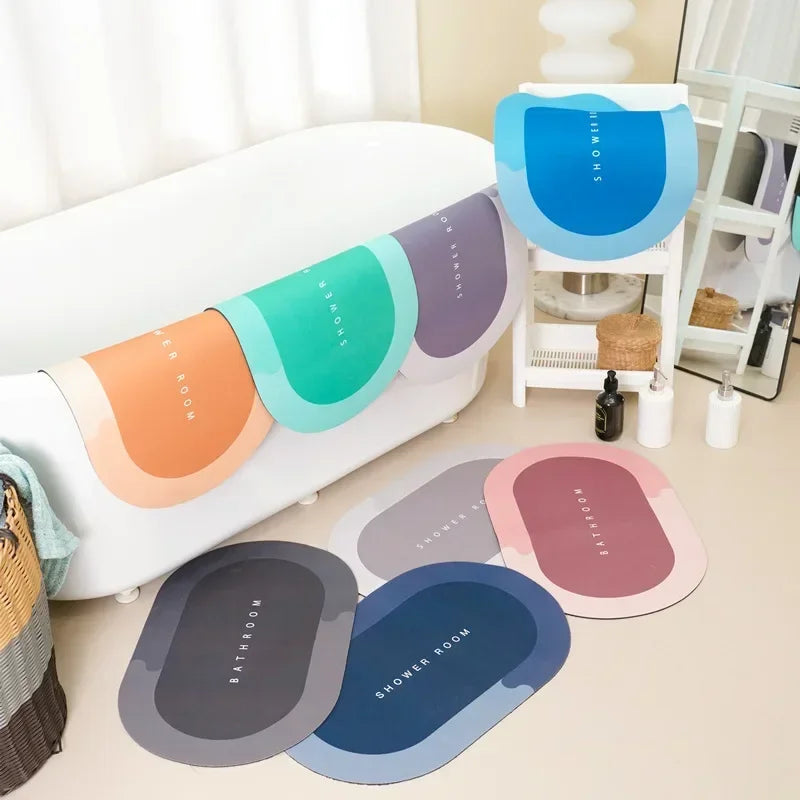 Tapis de bain magique révolutionnaire couleurs