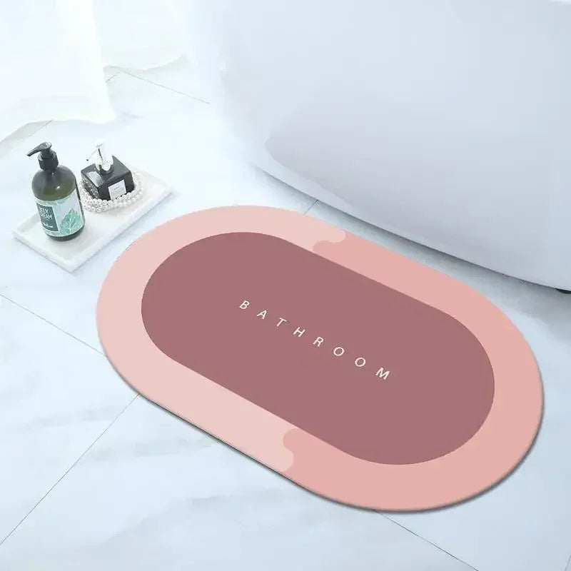 Tapis de bain magique révolutionnaire rose foncé
