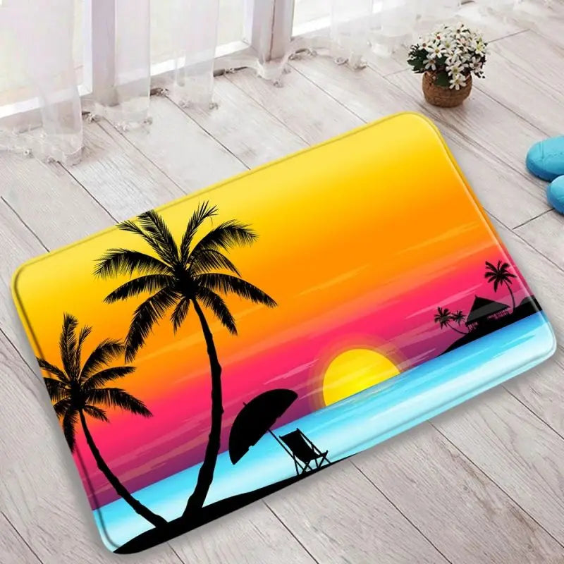 Tapis de bain mer soleil
