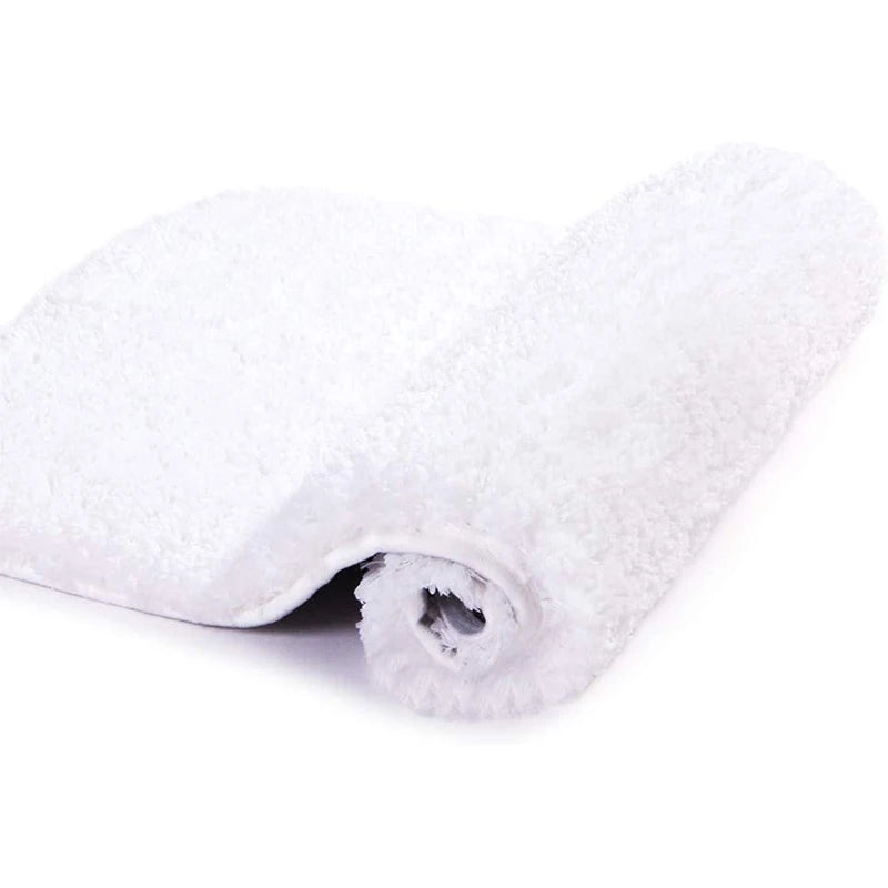 Tapis de bain moelleux blanc