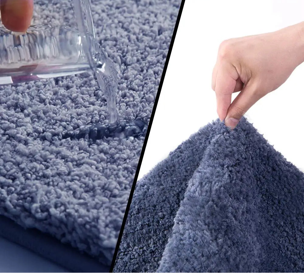Tapis de bain moelleux eau