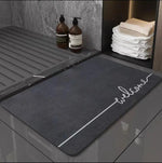 Tapis de bain noir design - Vignette | Douceur De Bain