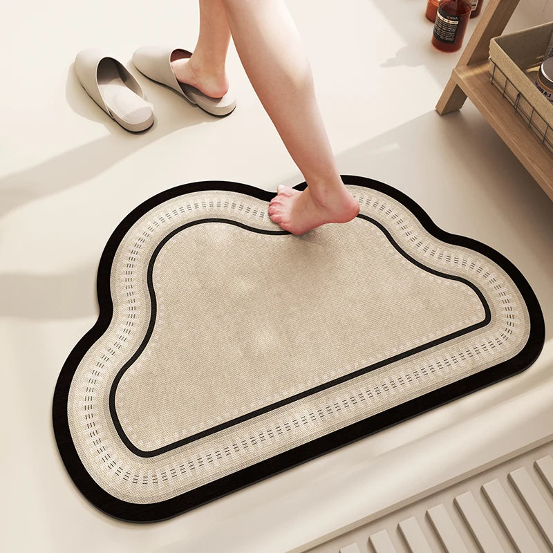 Tapis de bain nuage