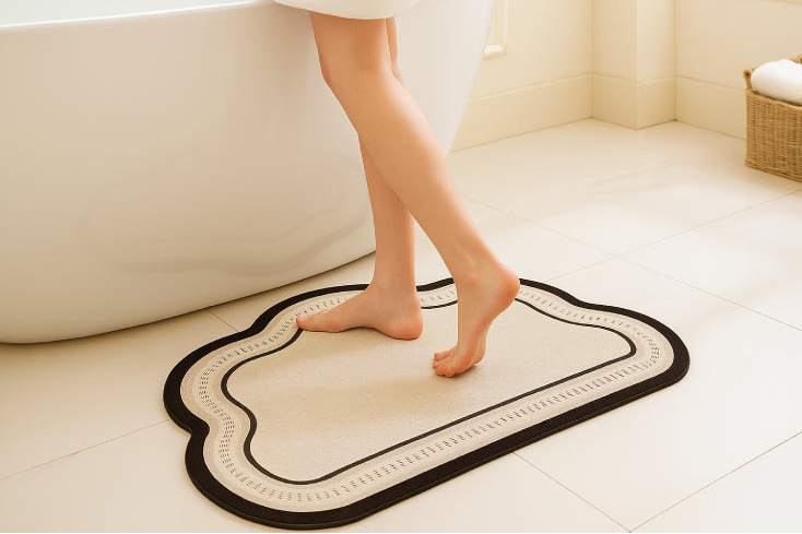 Tapis de bain nuage baignoire 