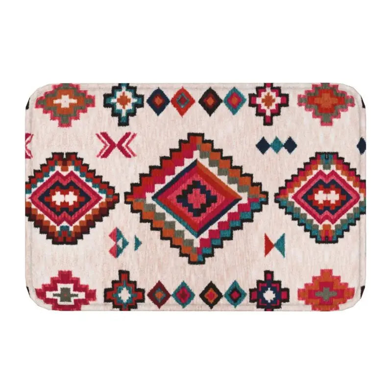 Tapis de bain oriental  blanc