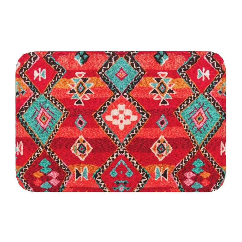 Tapis de bain oriental  orange