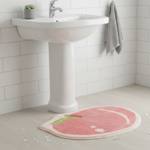 Tapis de bain pêche lavabo 
