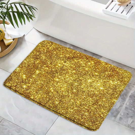 Tapis de bain pailleté