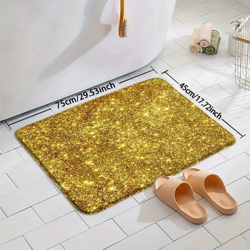 Tapis de bain pailleté tailles
