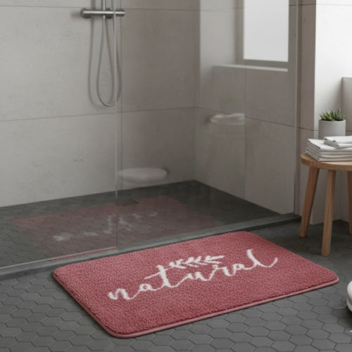 Tapis de bain épais  vitre 
