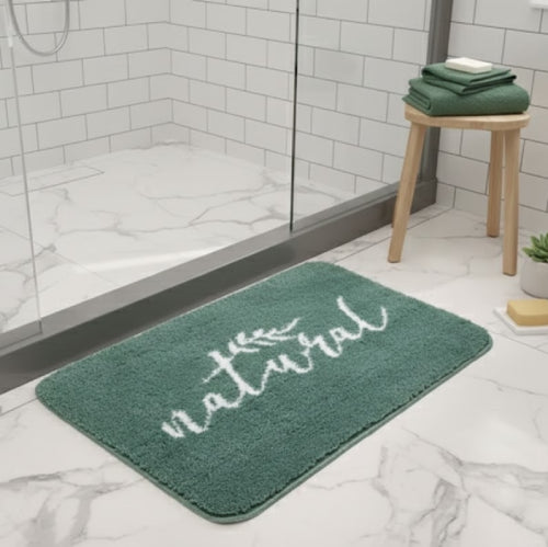 Tapis de bain épais  vitre  douche 