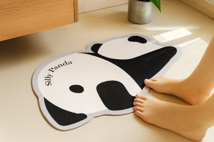 Tapis de bain panda Sily 