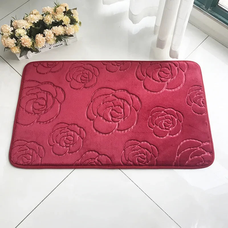 Tapis de bain parme sol