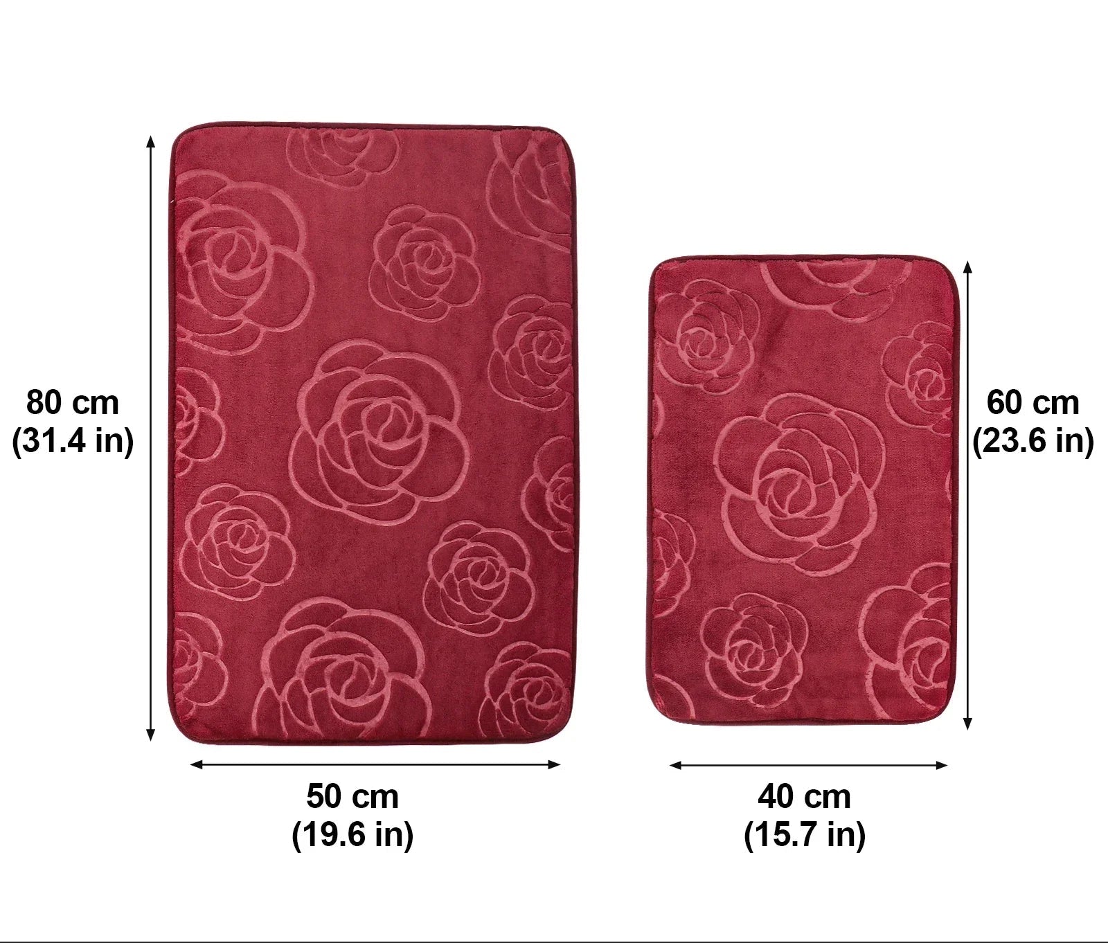 Tapis de bain parme tailles