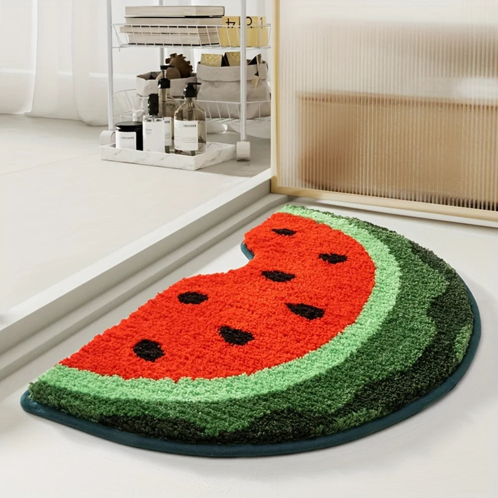 Tapis de bain pastèque  douche