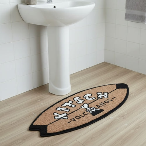  Tapis de bain planche de surf lavabo