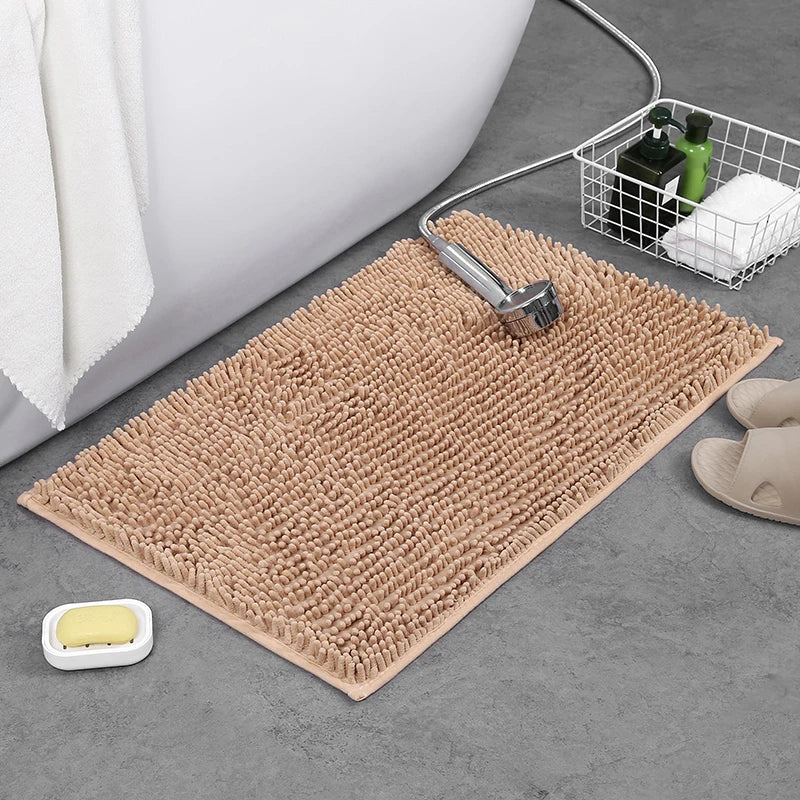 Tapis de bain éponge beige