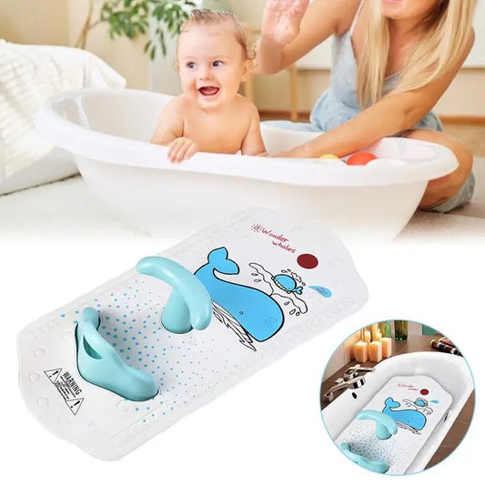 Tapis de bain pour bébé avec siège de douche pour bébé
