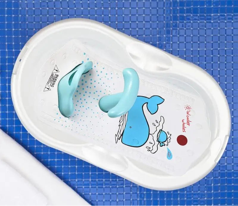 Tapis de bain pour bébé avec siège de douche pour bébé baignoire