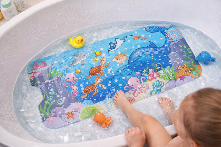 Tapis de bain pour bébé pieds 