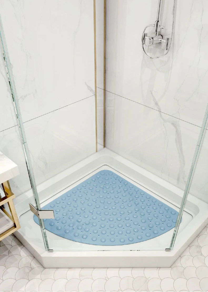 Tapis de bain pour baignoire d'angle