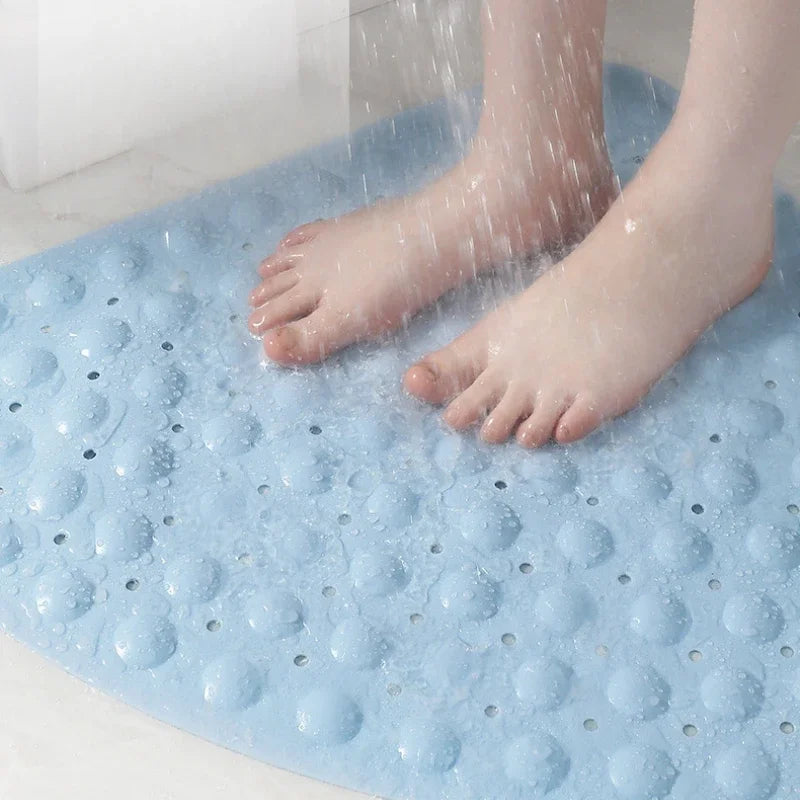 Tapis de bain pour baignoire d'angle pieds