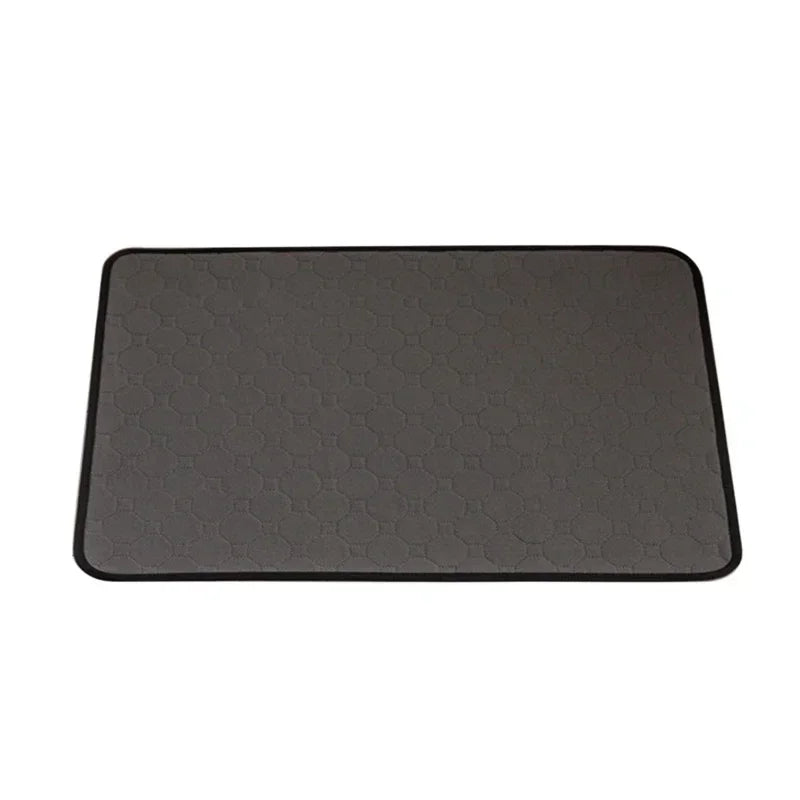 Tapis de bain pour chien gris foncé