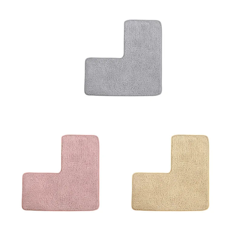 Tapis de bain pour douche d'angle couleurs